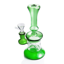 Load image into Gallery viewer, 7&#39;&#39; Lime Green Bell Bubbler
