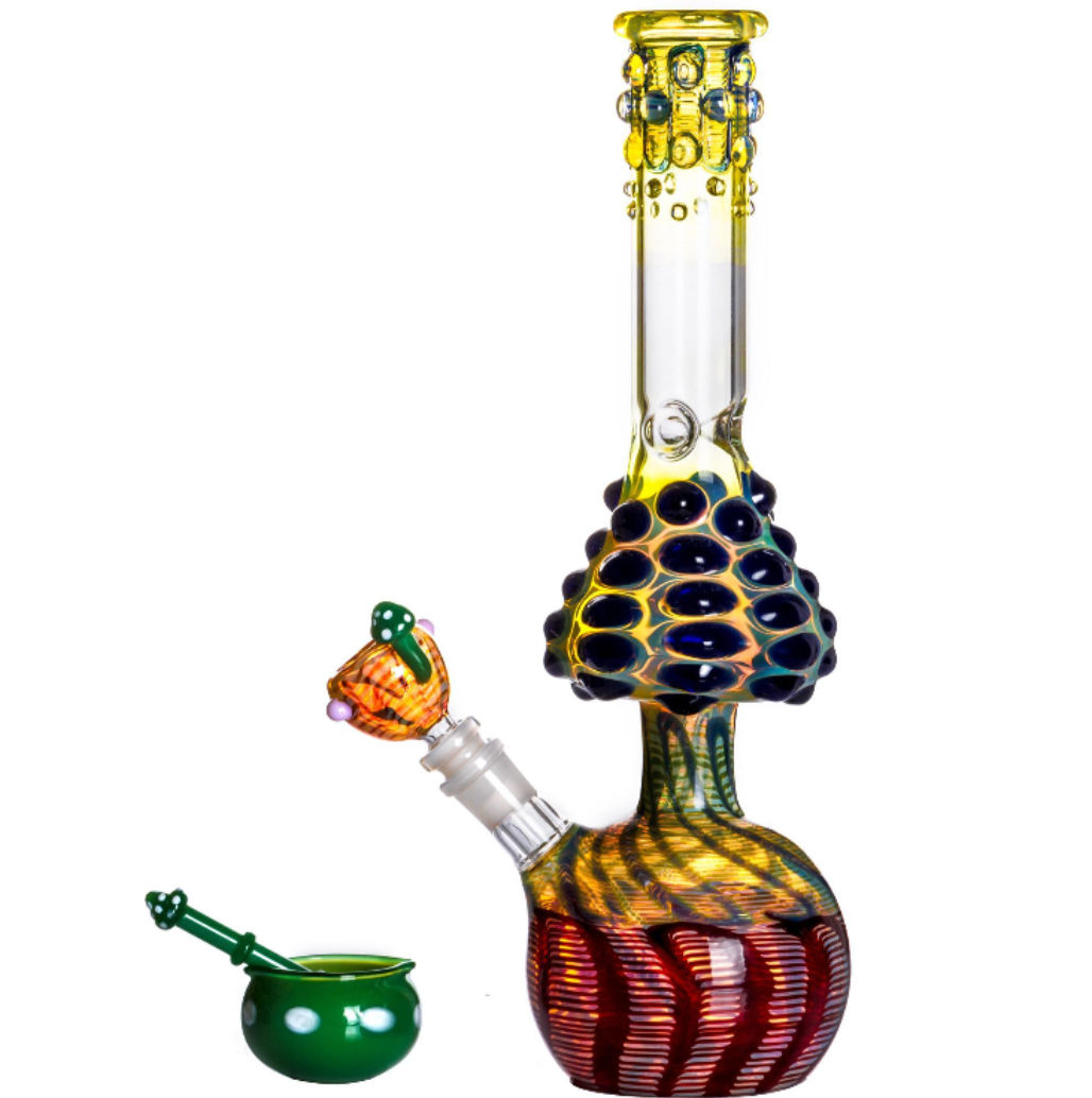 13.4'' Thick Mushroom Bong